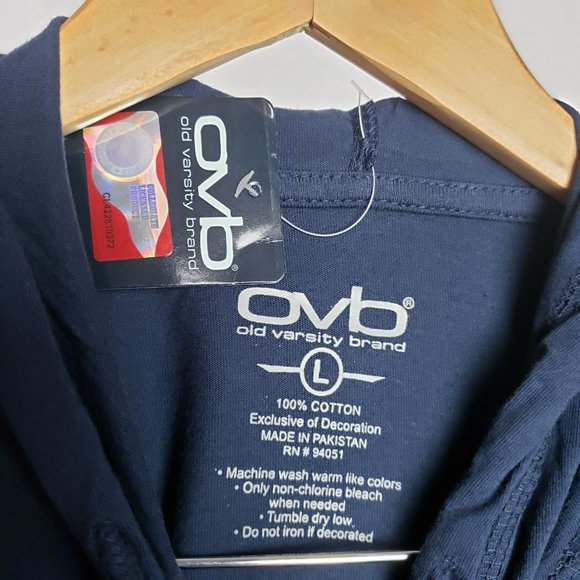 Old Varsity Brand Ladies Long Sleeve Hooded TShirt - Picture 2 of 4